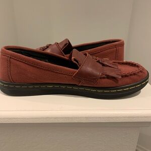 Dr. Martens Red Loafers